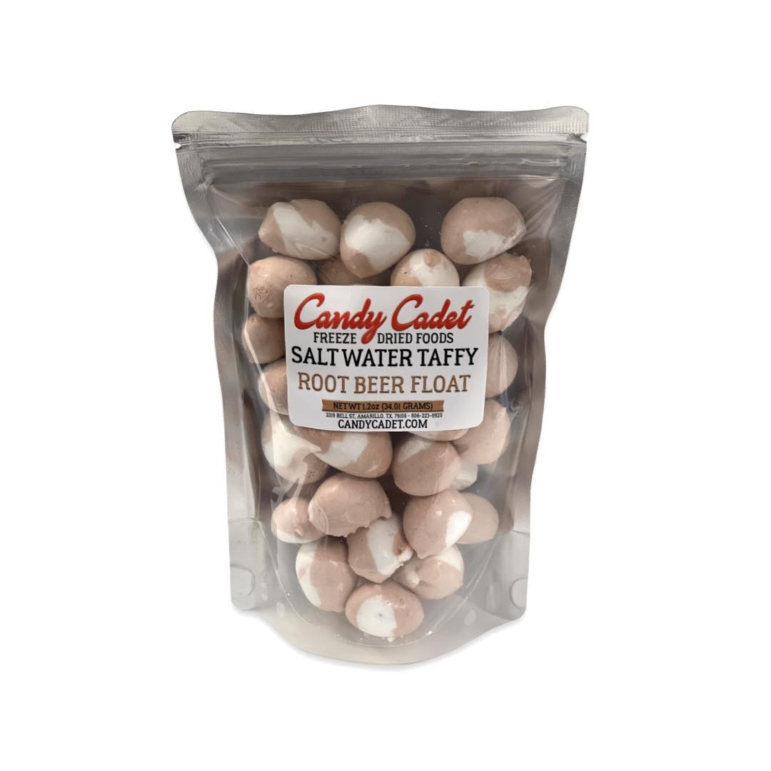 Freeze Dried Root Beer Float Saltwater Taffy 1oz