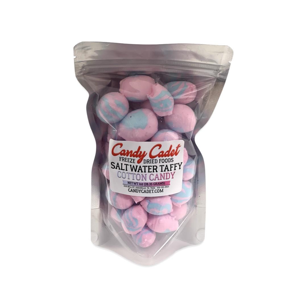 Freeze Dried Cotton Candy Salt Water Taffy