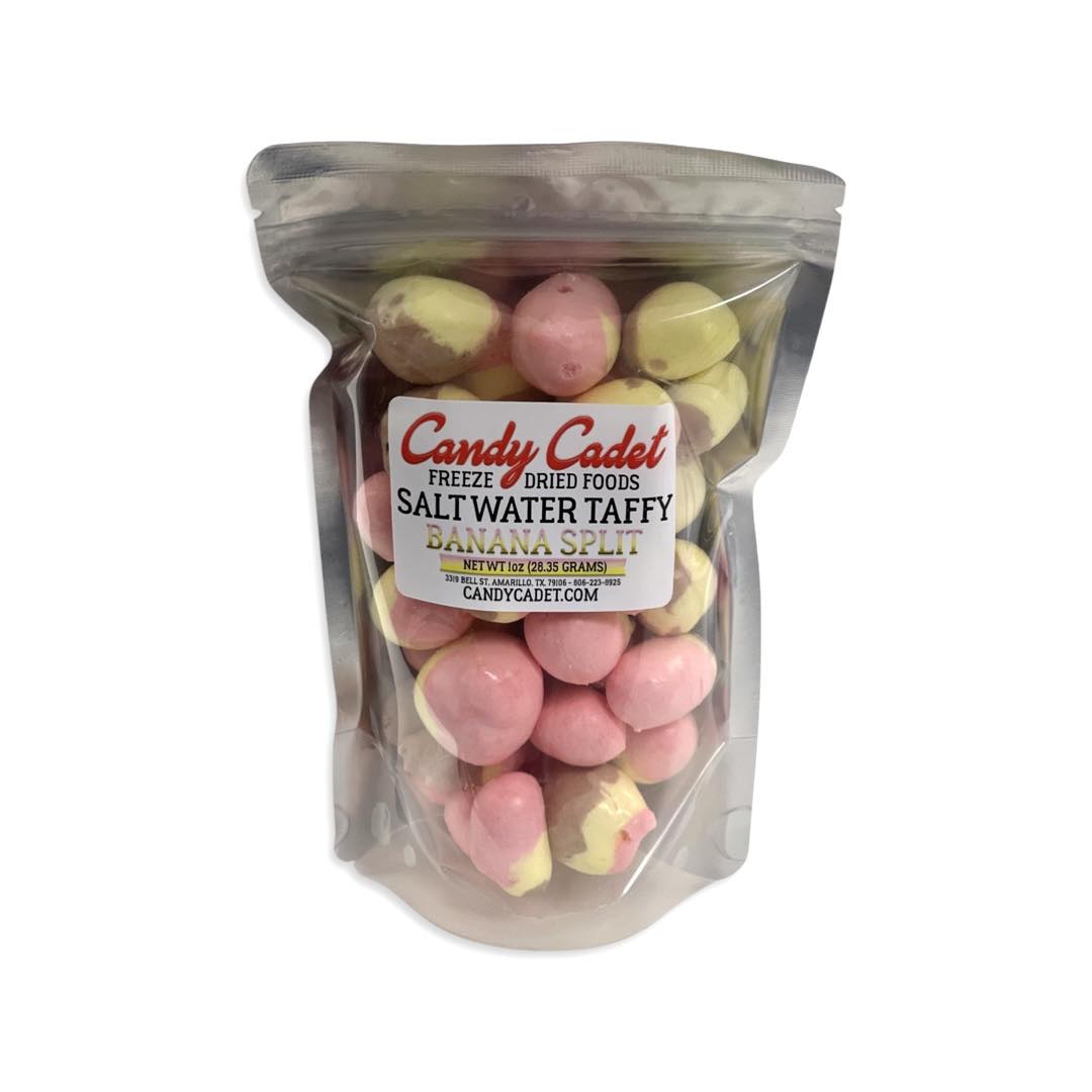 Freeze Dried Banana Split Saltwater Taffy 1.2oz