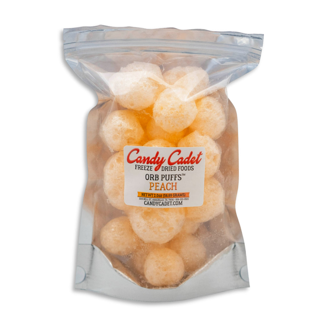 Freeze Dried Peach Orb Bursts