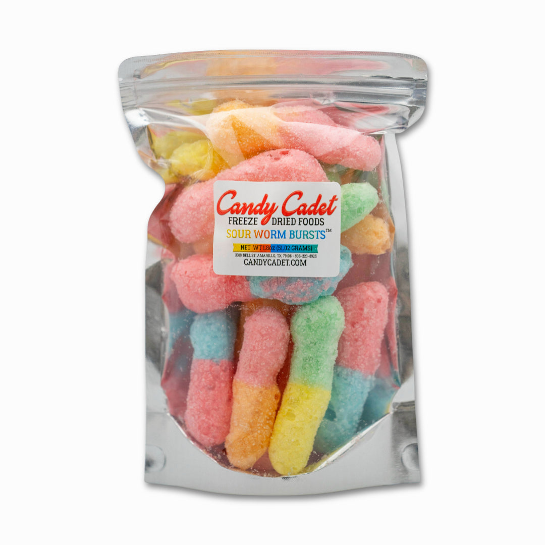 Freeze Dried Sour Wormbursts