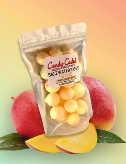 Freeze Dried Mango Saltwater Taffy 1oz