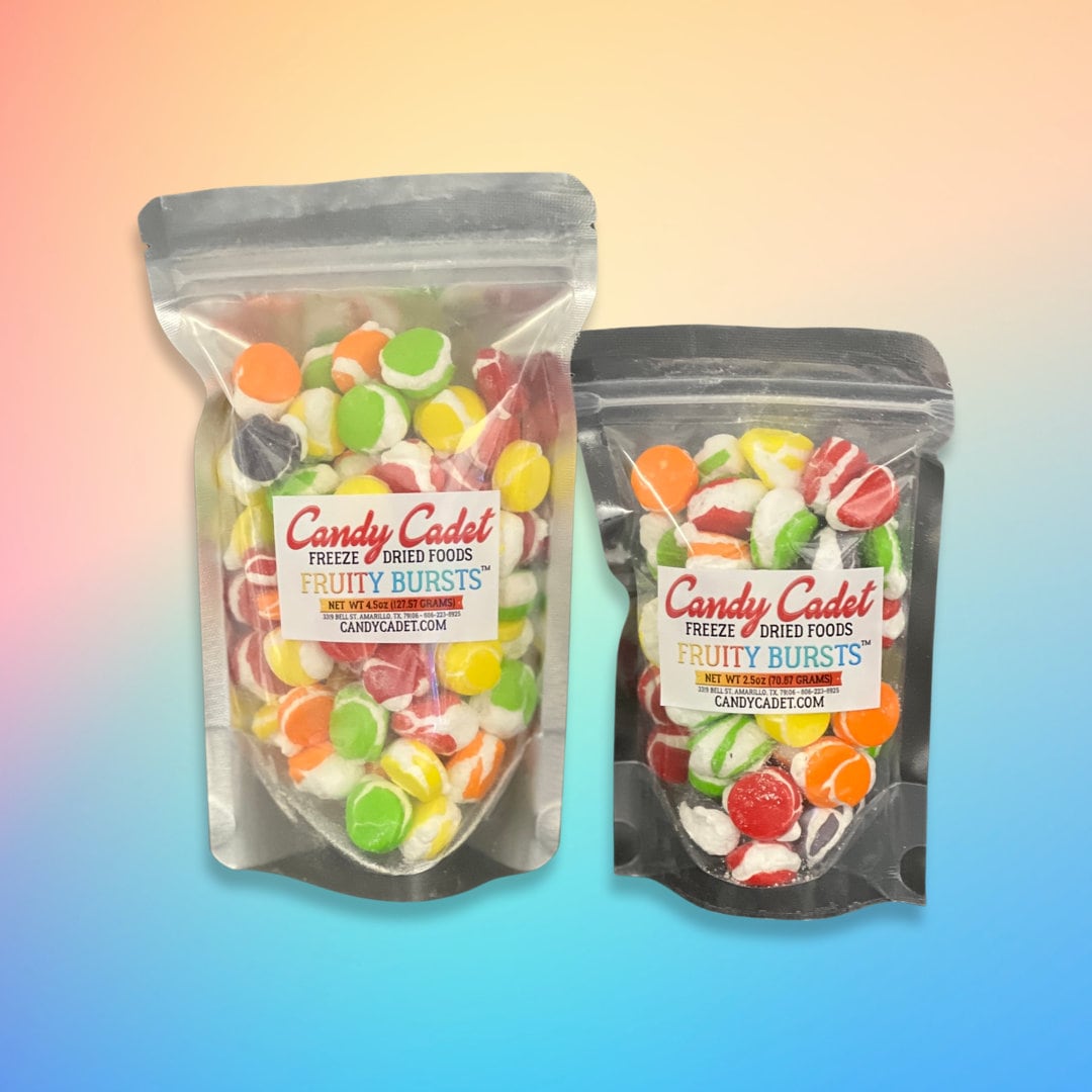 Freeze Dried Fruity Blasts ™ – Candy Cadet